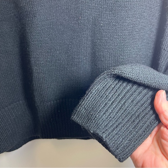 J. Ing Varsity Black Mixed Sweater - Picture 9 of 13